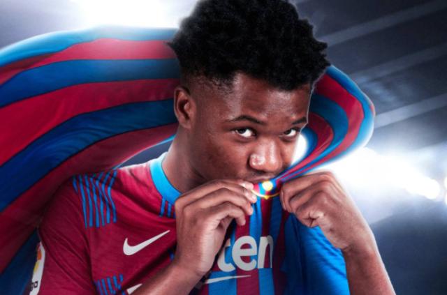 欧冠直播-官方：巴萨与安苏·法蒂续约至2027年 违约金10亿